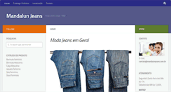 Desktop Screenshot of mandalunjeans.com.br